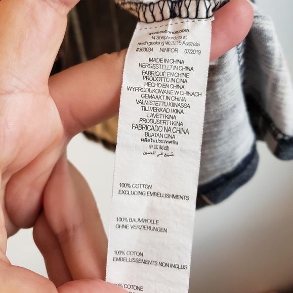 Asos Cotton On Mens Striped Brooklyn New York XL Street Wear - Picture 4 of 4